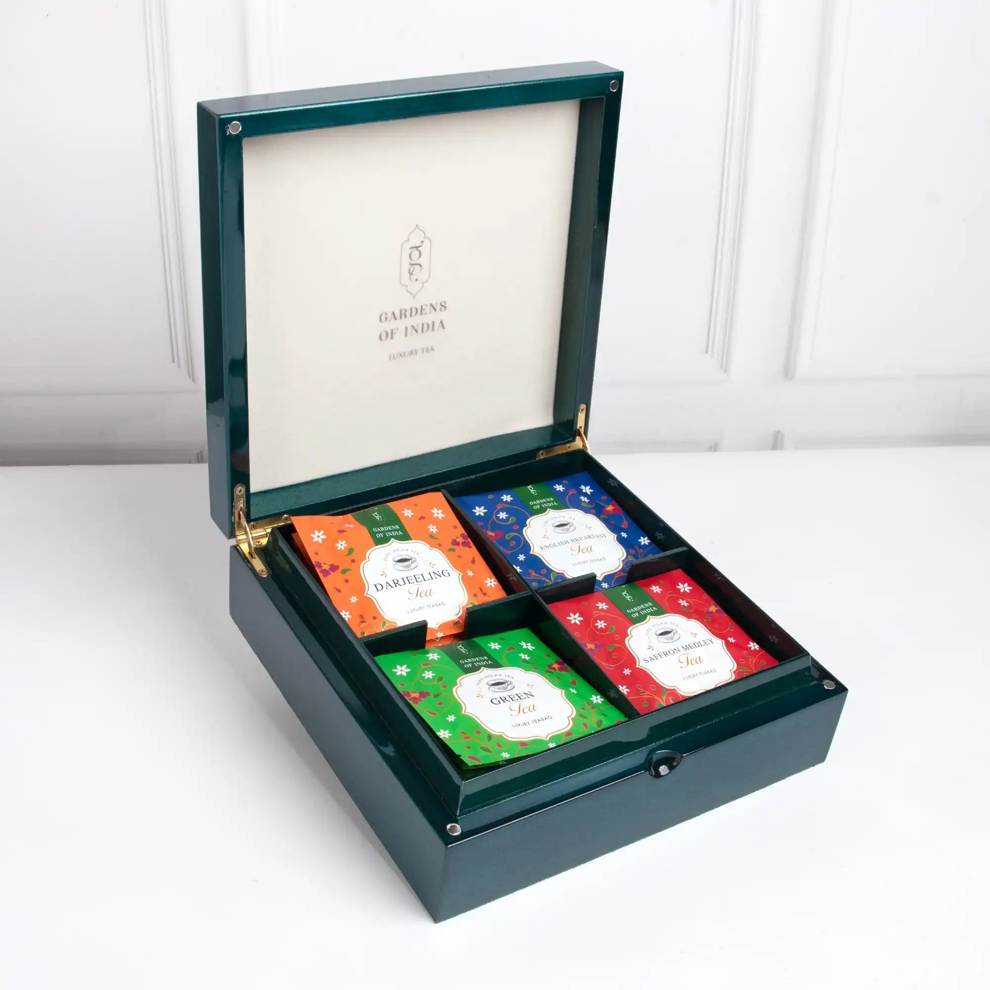 Signature Sapphire Tea Box - 4 variants, 32 Tea Bags