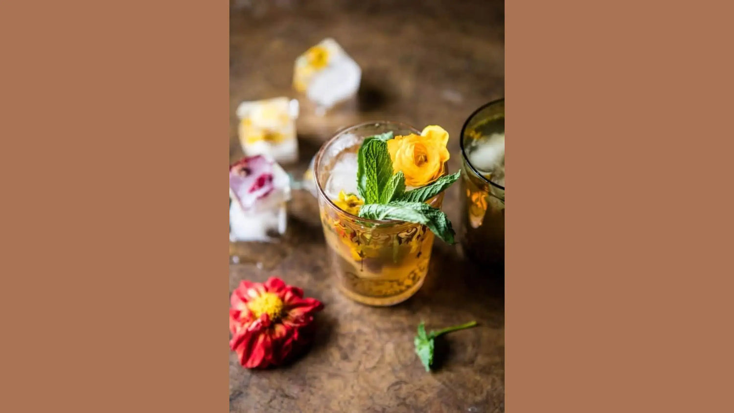 Iced Lemon Moroccan Mint Tea