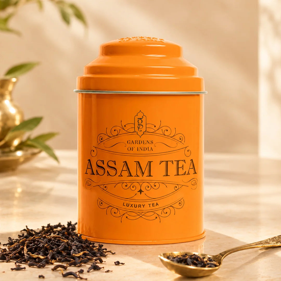 Assam Tea Tin Can