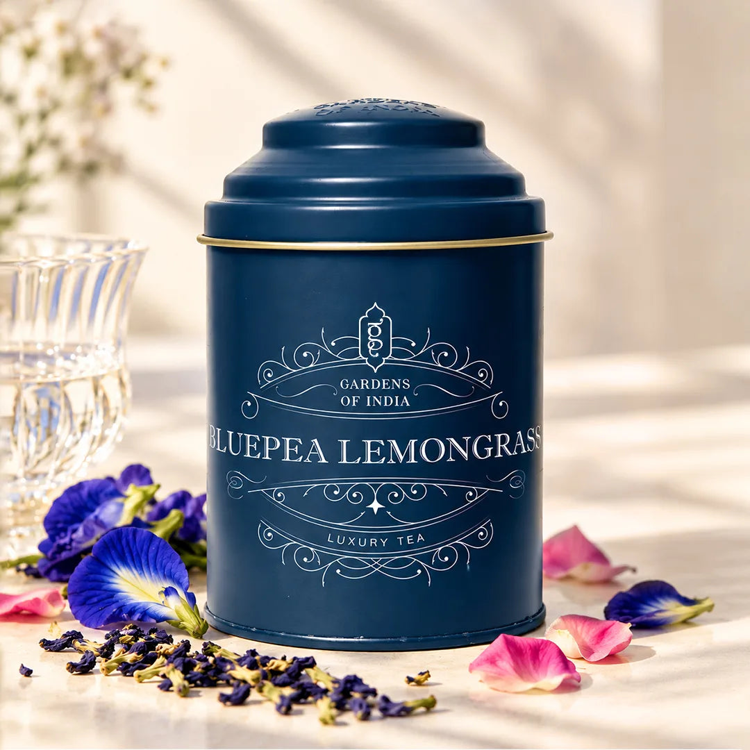 Bluepea Lemongrass Tea Tin Can