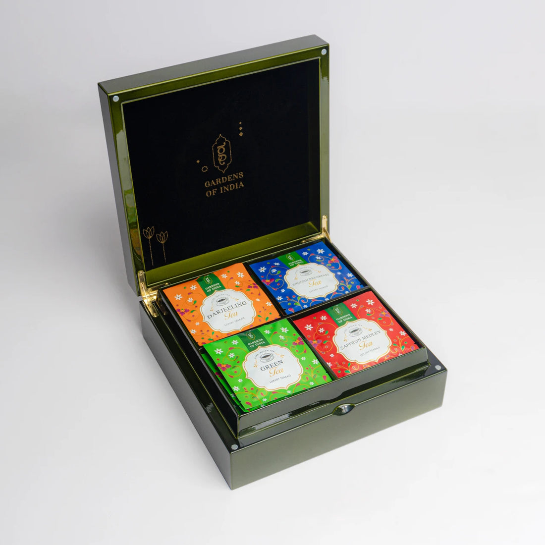 Signature Emerald Tea Box - 4 variants, 32 Tea Bags