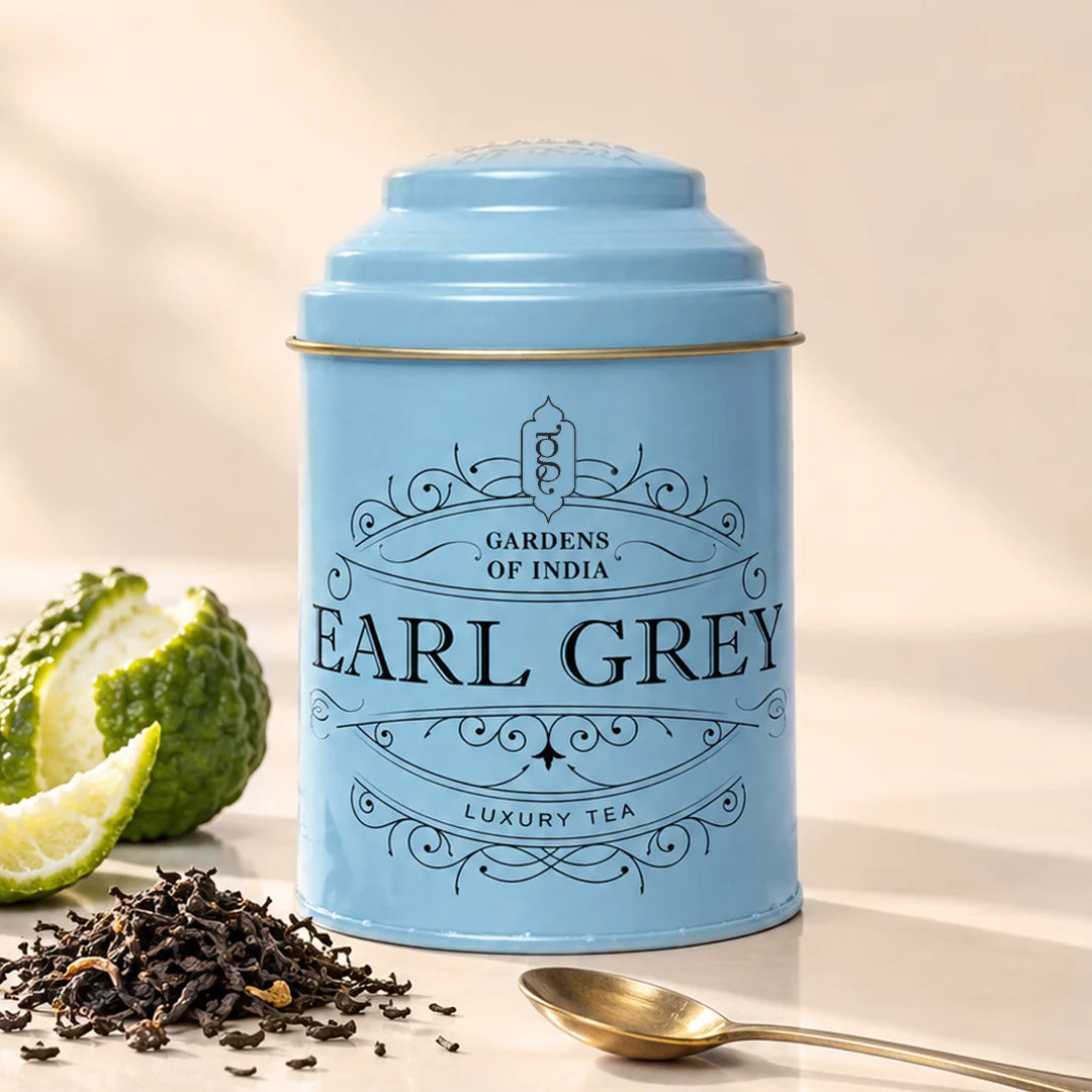 Earl Grey Tea Tin Can