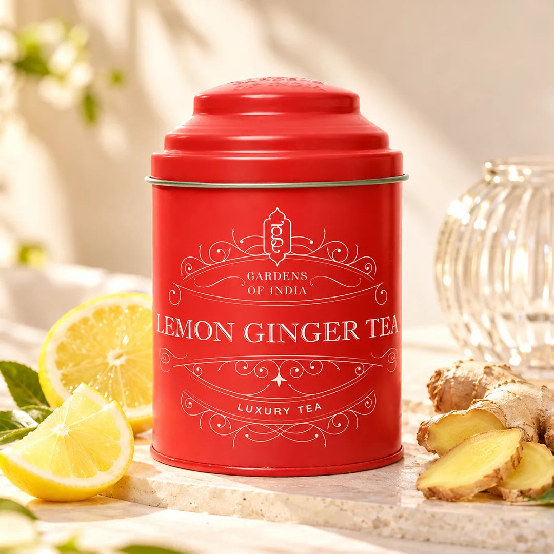 Lemon Ginger Tea Tin Can