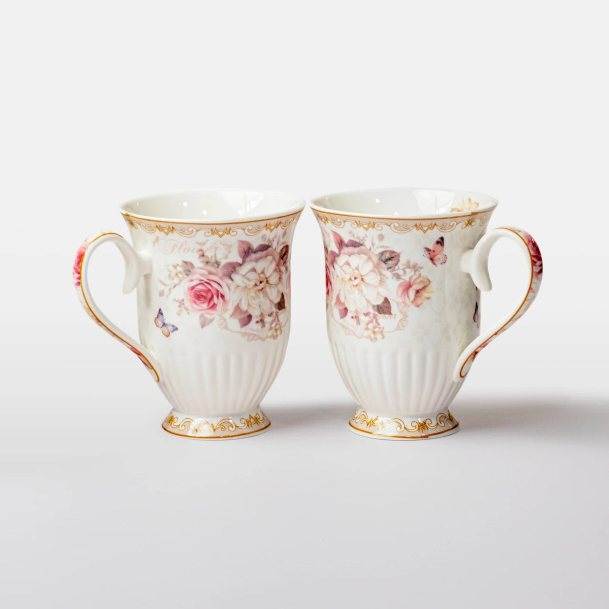 Aurelia Duo Porcelain Cups (Set of 2) – Gardens Of India