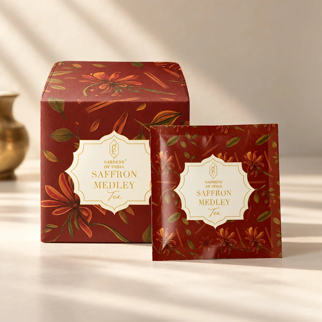Saffron Medley Tea | 10 Pyramid Bags