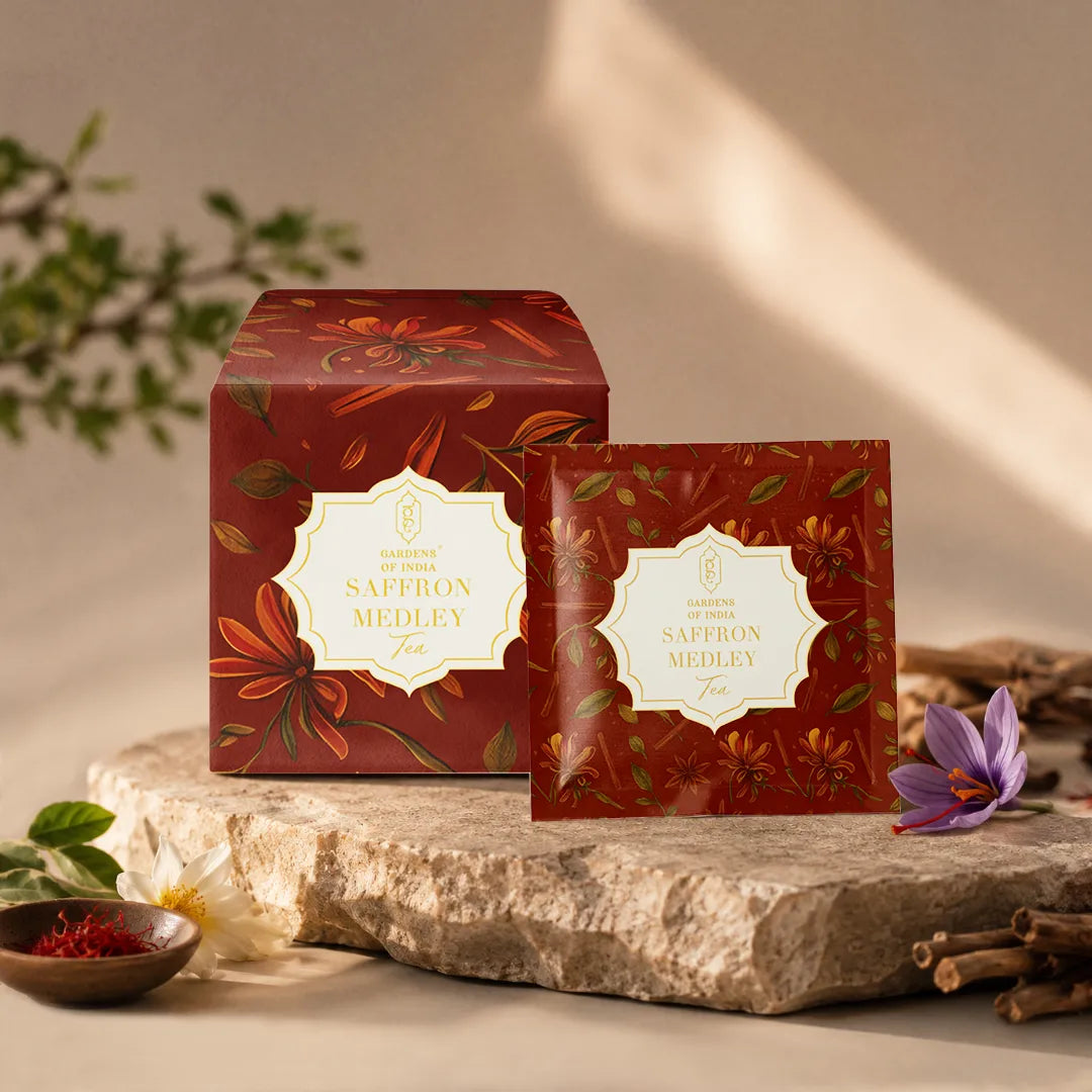 Saffron Medley Tea | 10 Pyramid Bags