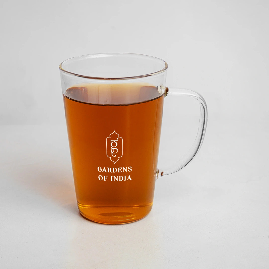 Glass Mug with Strainer