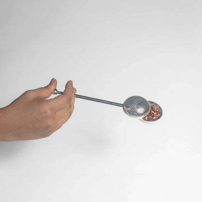 Modern Silver Slide Strainer