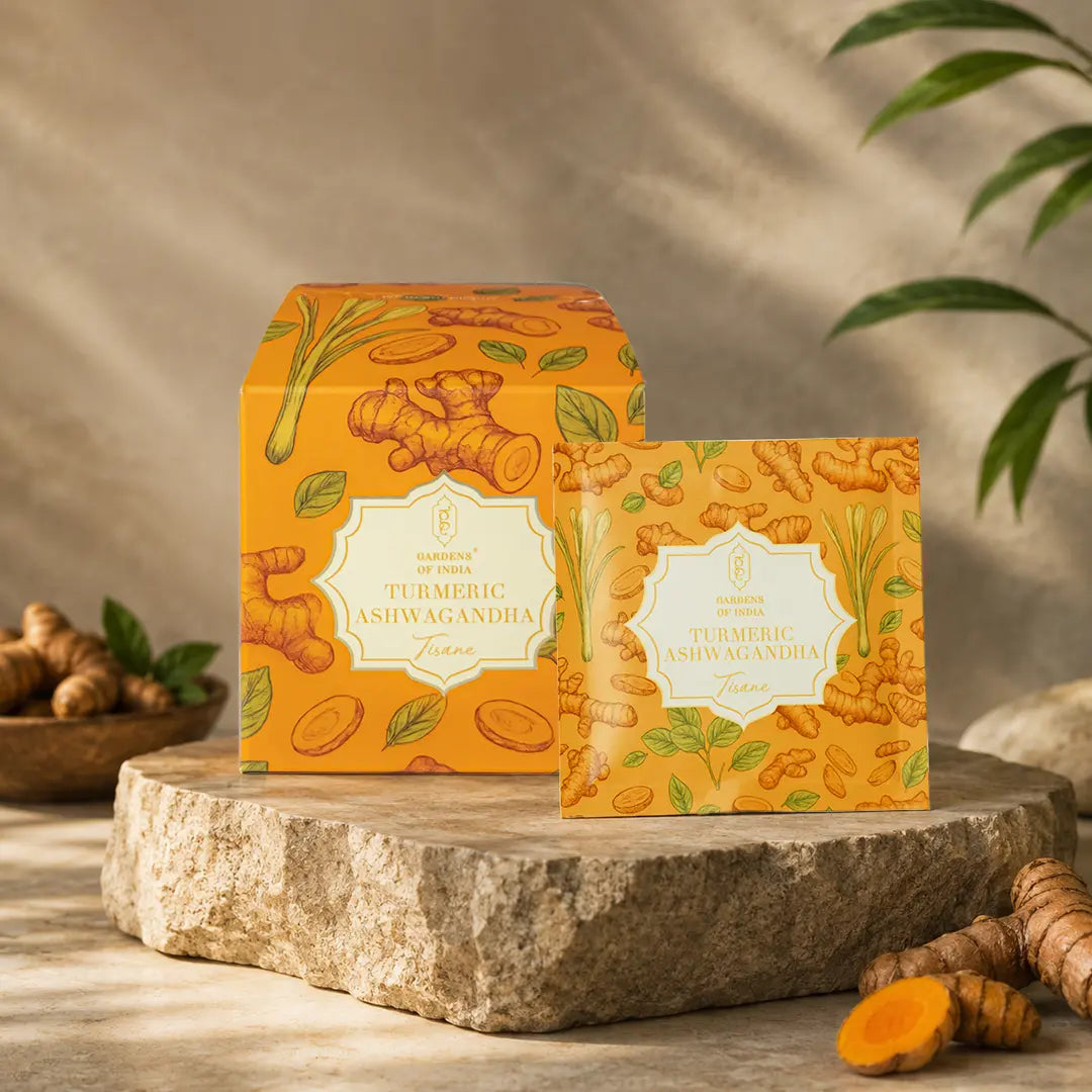 Turmeric Ashwagandha Tisane | 10 Pyramid Bags
