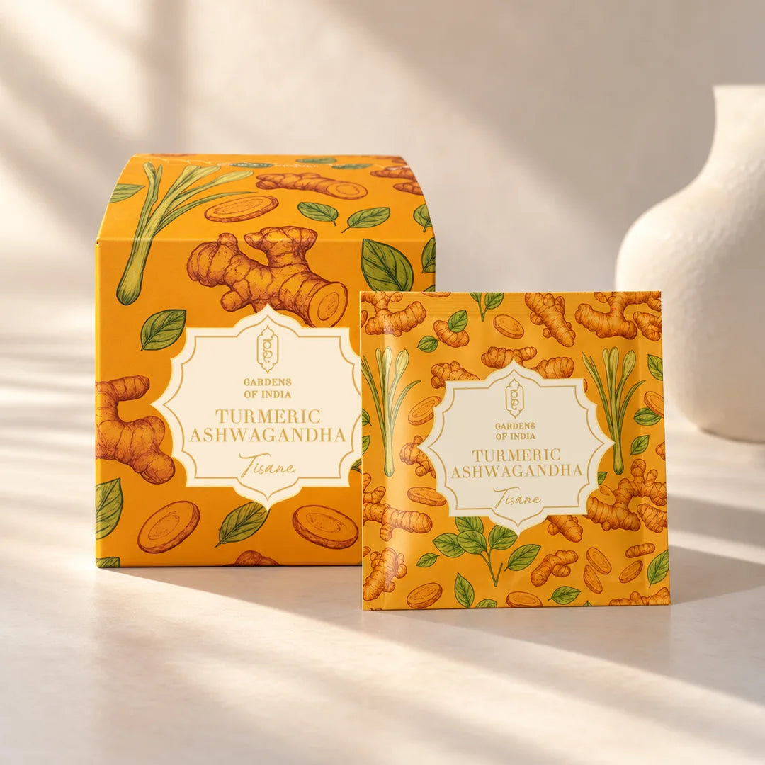 Turmeric Ashwagandha Tisane | 10 Pyramid Bags
