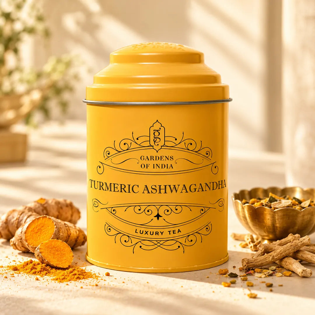 Turmeric Ashwagandha Tea Tin Can