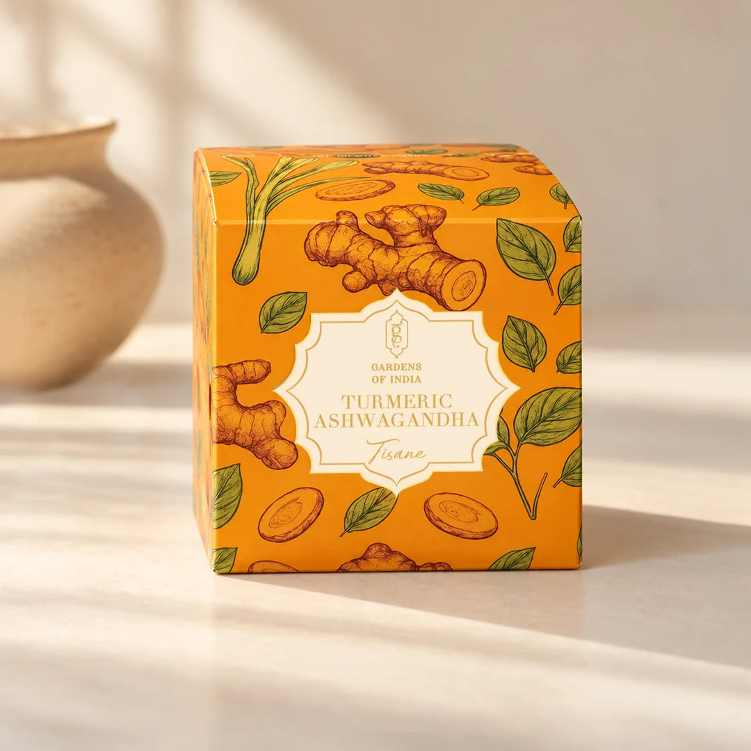 Turmeric Ashwagandha Tisane | 10 Pyramid Bags